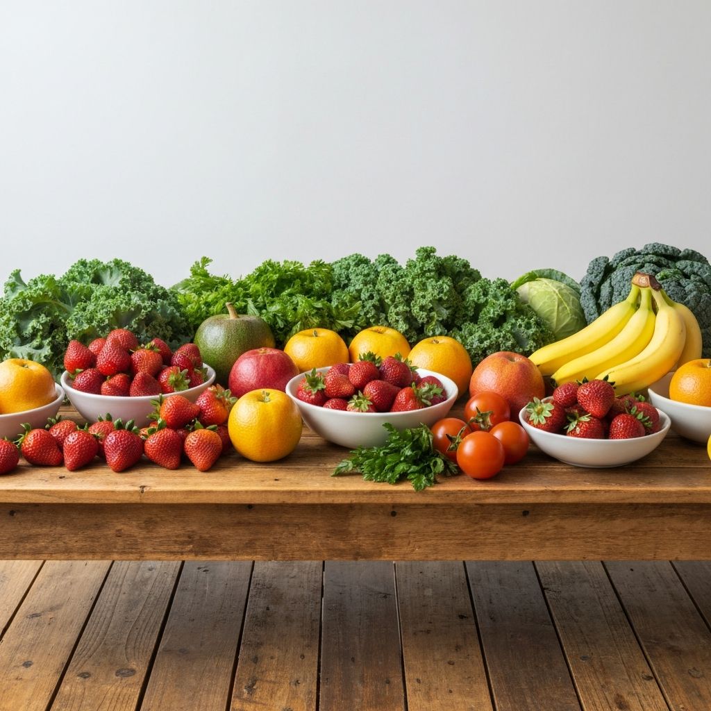 Zdrowe warzywa i owoce